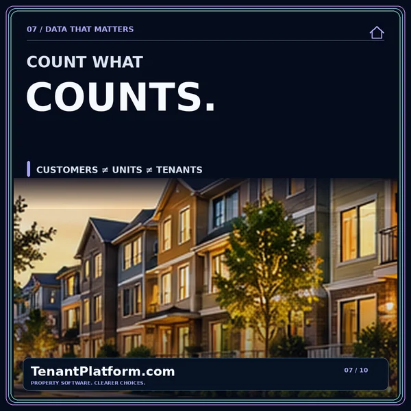 Customer, unit, and tenant counts: how to compare platform scale — apartment typography card